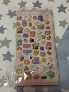 立体シール　ドロップ　シール　かわいい　5