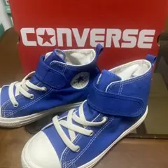 CONVERSE ブルーハイカットスニーカー　21cm