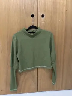 EMODA オリーブグリーン ハイネック トップス Fのサムネイル