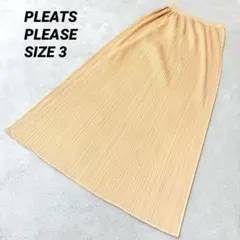 PLEATS PLEASE プリーツ　ロングスカート　オレンジ　サイズ3のサムネイル