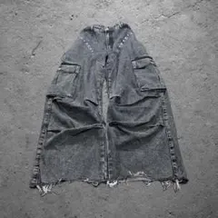 archive cargo denim pants 極太 buggy Y2K