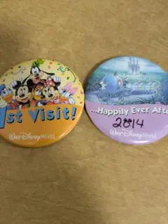 Walt Disney World 缶バッジ 2点セットのサムネイル