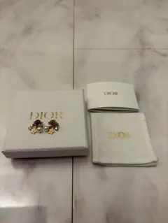 【極美品】Dior ピアス スター パール ストーンのサムネイル