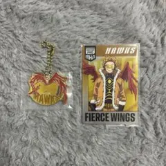 ヒロアカ 一番くじ F賞 G賞 アクリルスタンド メタルチャーム ホークス