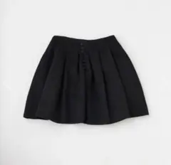 【新品タグ付】M_ マウジー（MOUSSY）タックミニスカート BLK 2