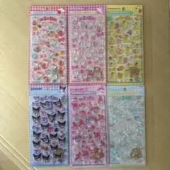 け*ん様 【正規品】ボンボンドロップシール サンリオ6枚セット