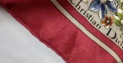 【クリスチャン デォールスカーフ】 総柄シルク