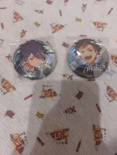 あんさんぶるスターズ あんスタ 缶バッジ 南雲鉄虎 仙石忍 9周年