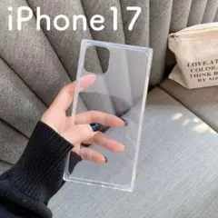 iPhoneケース スマホケース スクエア 透明 iPhone17