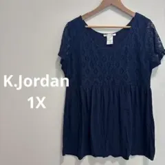 K.Jordan ネイビー チュニック 1X