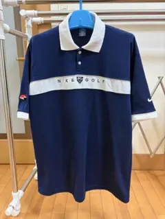 美品⭐︎NIKE GOLF ナイキゴルフ　ポロシャツ ネイビーのサムネイル