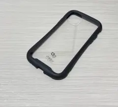 iPhone11 iFace ケース クリア 強化ガラス (ネイビー)