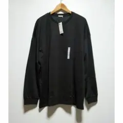 黒の長袖トレーナー 未使用タグ付き