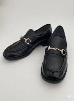 DIANA ダイアナ ビットローファー　金具　黒　美品‼️