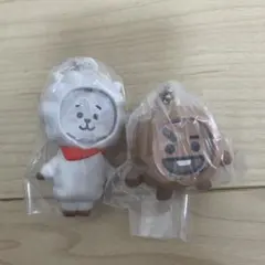 BT21 フォトフレームマスコット 2個セット ガチャ