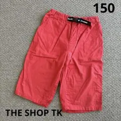● THE SHOP TK ハーフパンツ レッド 150サイズ●
