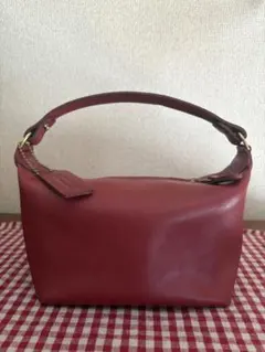 COACH オールドコーチ バニティバッグ ハンドバッグ 赤 4145 - メルカリ