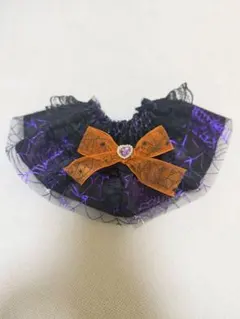 犬　猫　ハロウィン用スタイ　ビブ　ハートビジュー つけ襟　ハンドメイド