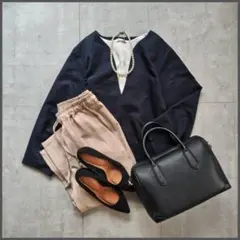 グリーンレーベル きれいめオフィスカジュアル コーデ売り セットアップ M