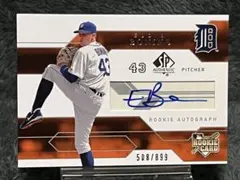 2008 UD SPA エディ・ボニーン 直筆サインカード　AUTOGRAPH