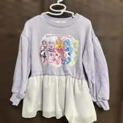 キミとアイドルプリキュア　裏起毛トレーナー120