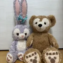 ダッフィー　ステラルー　ダッフィー&フレンズ　ぬいぐるみ　2体　ディズニーシー