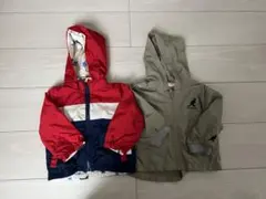 KANGOL キッズ リバーシブルパーカー 2枚セットのサムネイル