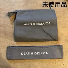 【未使用品】ディーンアンドデルーカ　ランチバッグ　カトラリーポーチ　グレー