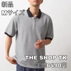 4409 THE SHOP TK ジャカードポロシャツのサムネイル