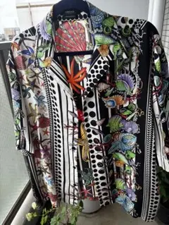 VERSACE ヴェルサーチ 半袖シャツ 着画あり　サイズ42のサムネイル