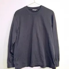 Uniqlo U エアリズムコットンクルーネックTシャツ ブルー