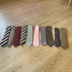 ネクタイセット 多様なデザイン 10本
