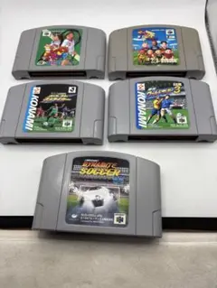 【5本セット】ニンテンドー64 実況ワールドサッカー3 ダイナマイトサッカー他