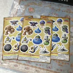 ドラクエ　シール3枚　一番くじ特典　ステッカー