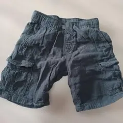 H&M 黒 ハーフパンツ 2-3歳用 中古