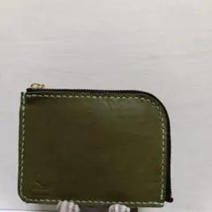 ハンドメイド レザーミニ財布 L字財布