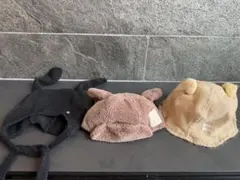 ベビー帽子 3点セット　44〜46