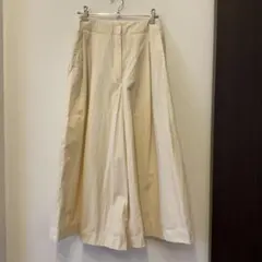 Demi-Luxe BEAMS クロップドワイドパンツ サイズ36 アイボリー