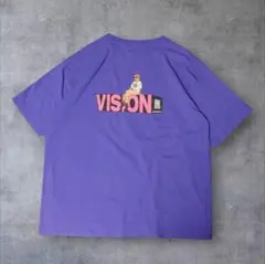 u*f様 VISION STREET WEAR パープル Tシャツ　Ｌ