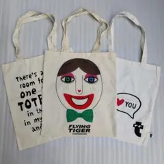 flying tiger ☆ トートバッグ ☆ 3点セットのサムネイル