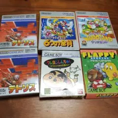 箱と説明書のみ☆ソフトなし ゲームボーイ ソフトの箱6点
