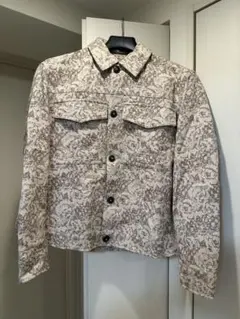 ZARA ジャカード織り 花柄ジャケット Sサイズ