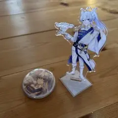 カラフルピーチ　どぬく　サンリオコラボ　アクリルスタンド　缶バッジセット