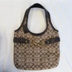 COACH コーチ シグネチャー ショルダーバッグ ハンドバッグ　美品