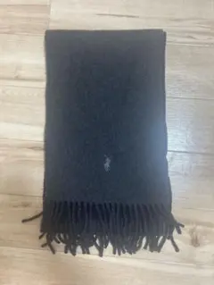 ポロラルフローレン ネイビー／グレー　リバーシブル マフラー