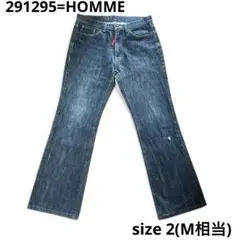 【Y2K・アーカイブ】291295=HOMME ヴィンテージ フレアデニム Mのサムネイル