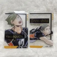 ハイキュー FANPARK 箔押しクリアカードコレクション 山口 縁下
