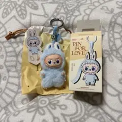 POPMART LABUBU PIN FOR LOVE ラブブ イニシャル D