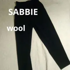 パンツ テーパードパンツ スラックス ウール ブラック