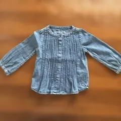 ベビーギャップ　デニム　シャツ　ブラウス　90 95 トップス　長袖　カットソー